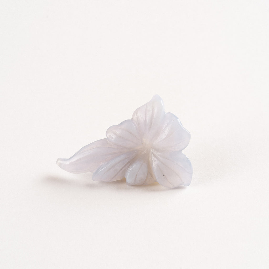 Free Form Flower - Blue Chalcedony - Love Tatum