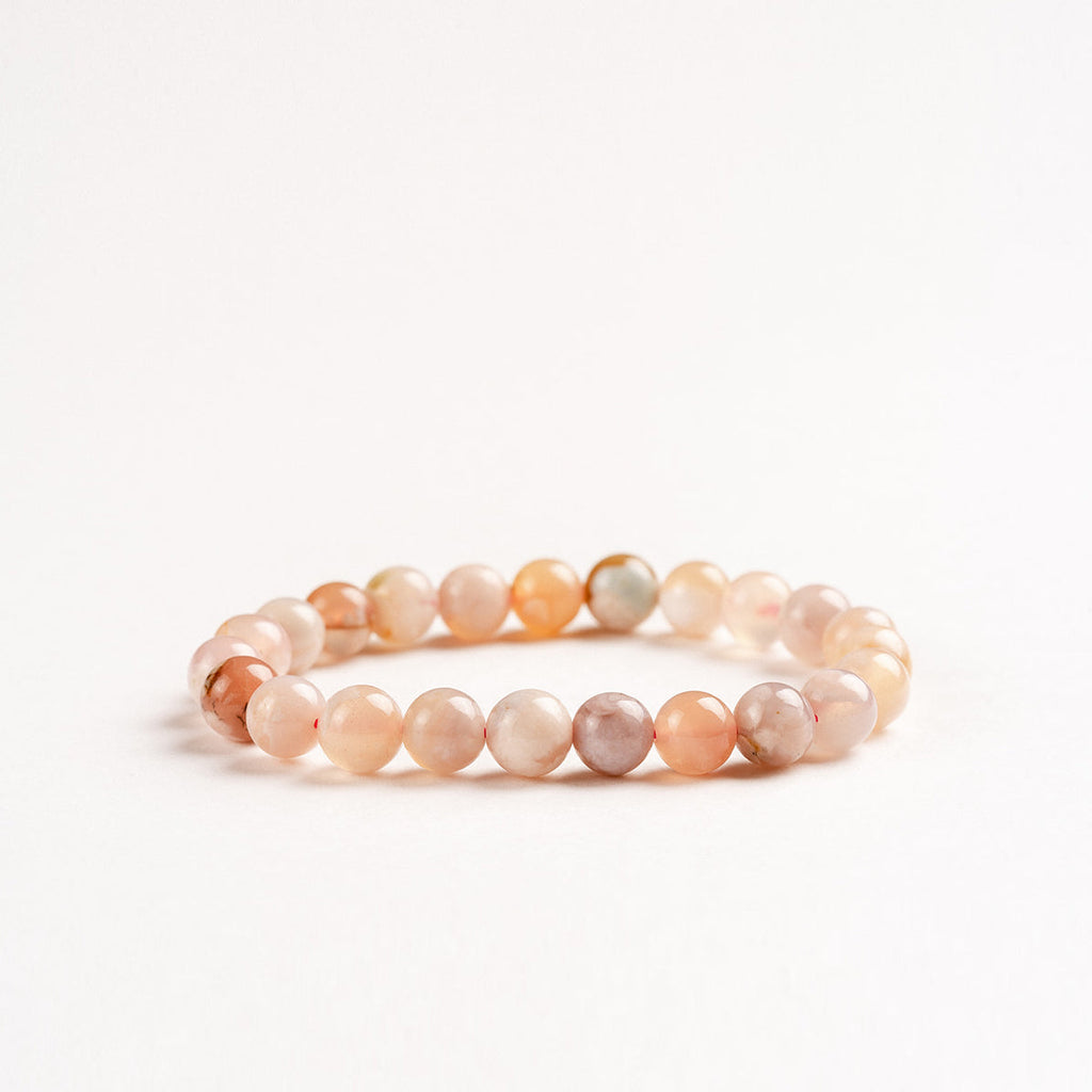 Cherry Blossom Agate Bracelet