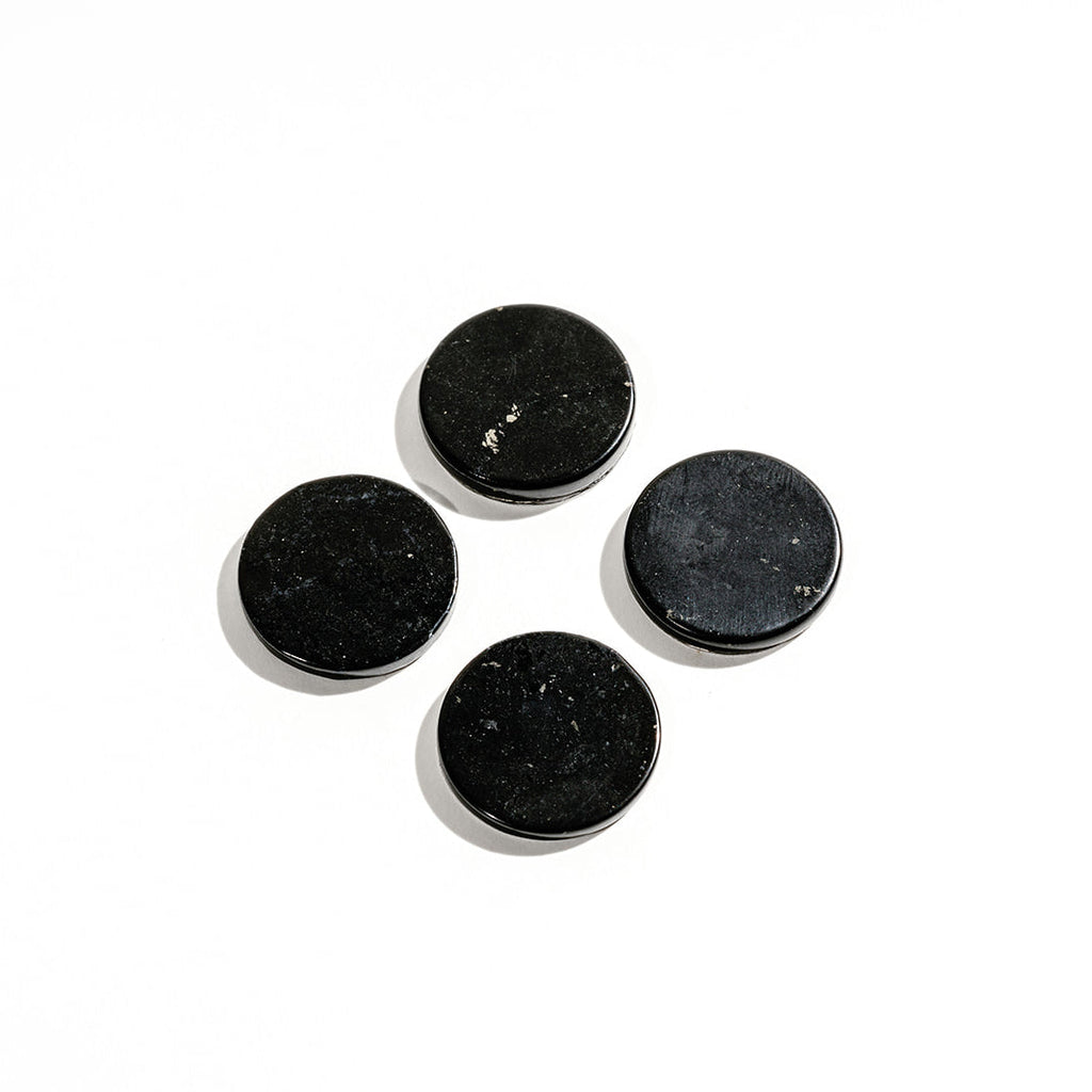Shungite Device Stickers - Round Pack of 4
