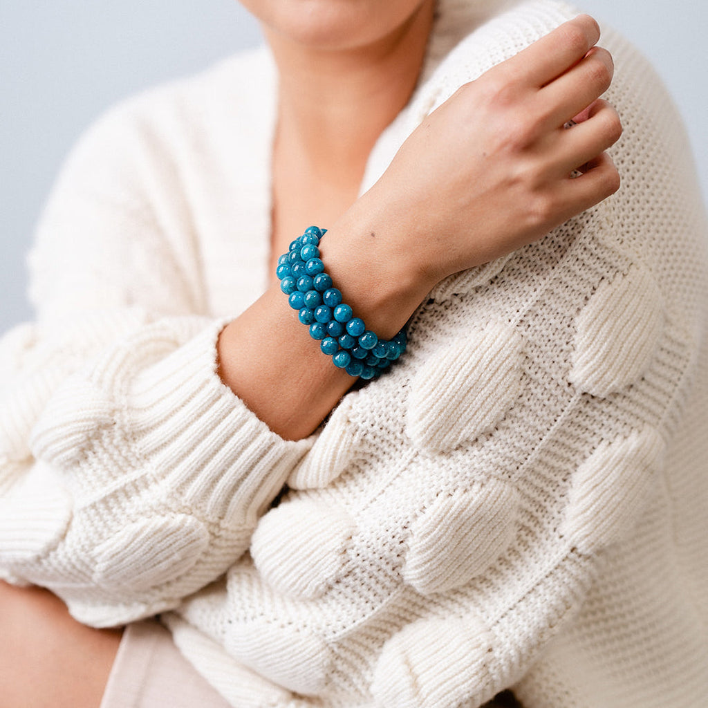 Blue Apatite Bracelet