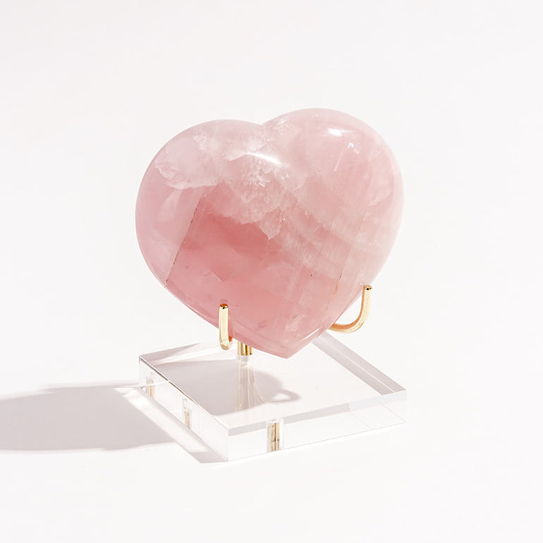 Rose Quartz Heart