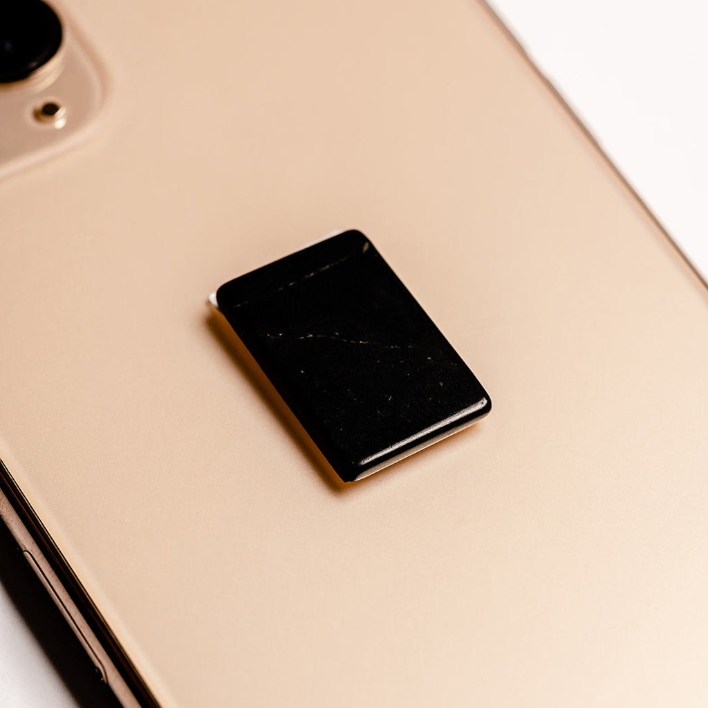 Shungite Device Stickers - Rectangle Pack of 4