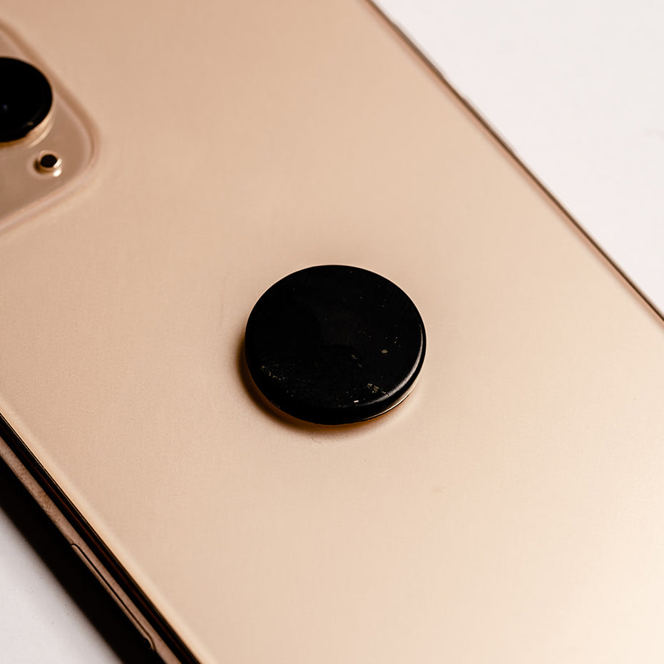 Shungite Device Stickers - Round Pack of 4