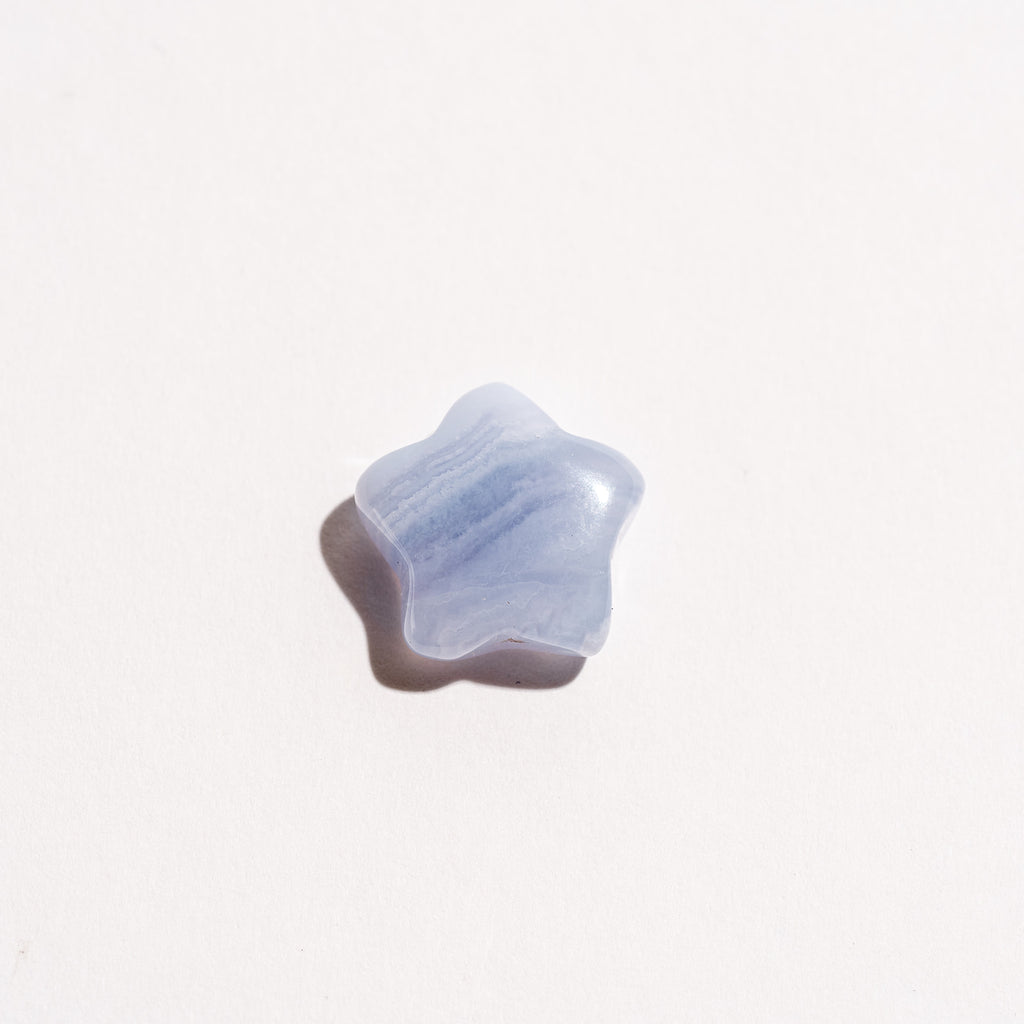 Blue Lace Agate Mini Star