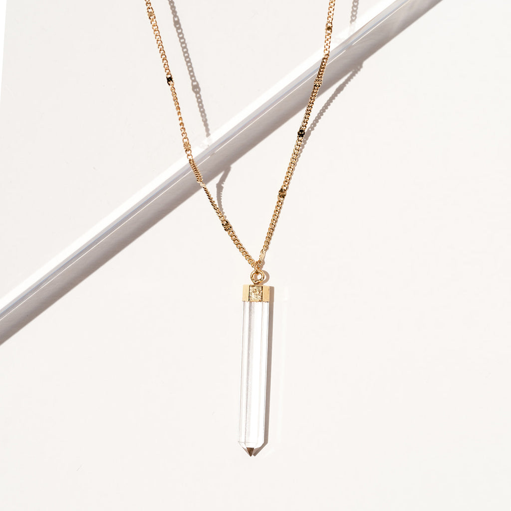 Crystal Point on Starlight Necklace