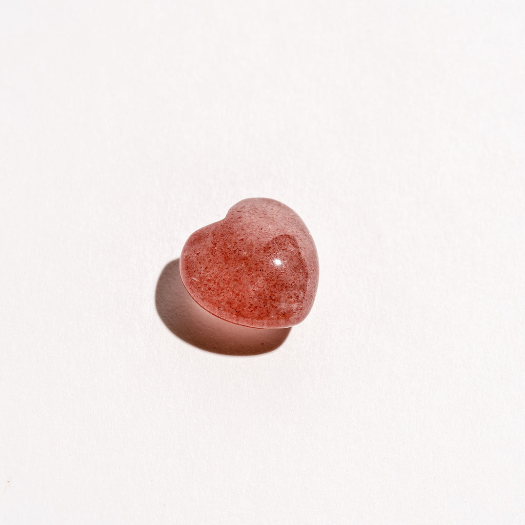 Strawberry Quartz Mini Heart