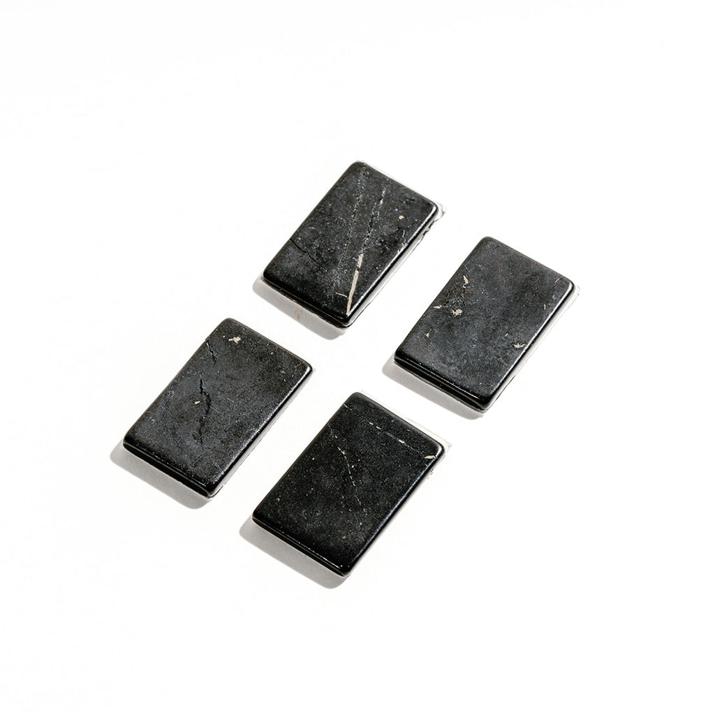 Shungite Device Stickers - Rectangle Pack of 4
