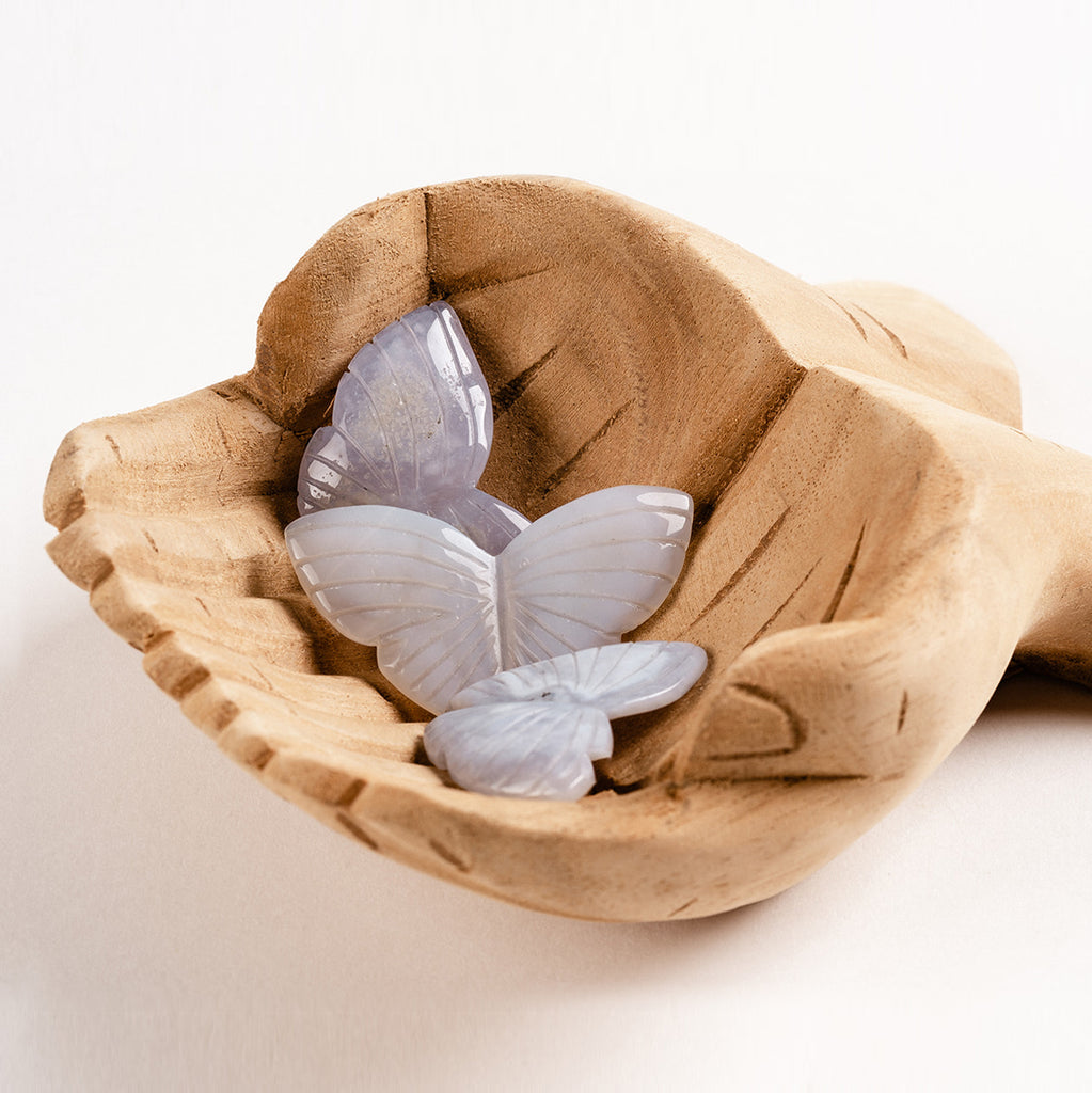 Blue Chalcedony Butterfly
