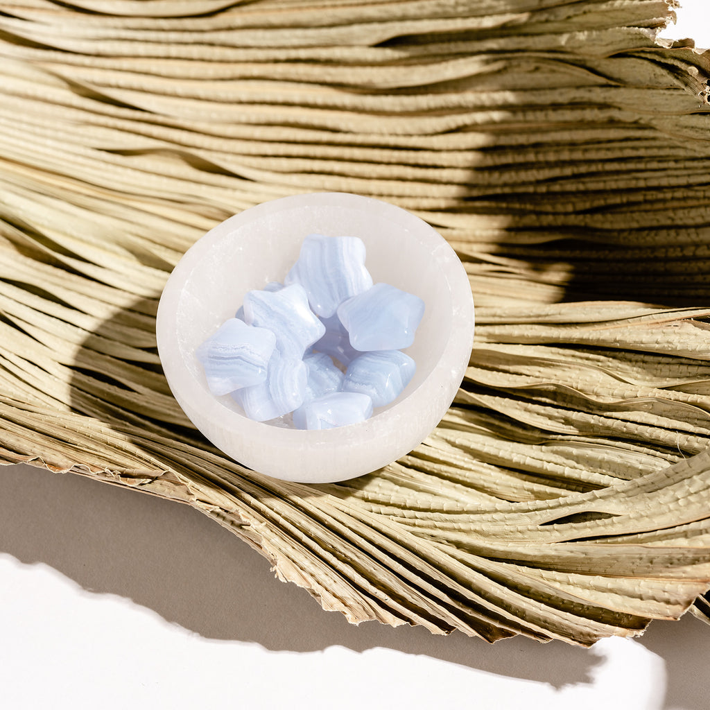 Blue Lace Agate Mini Star