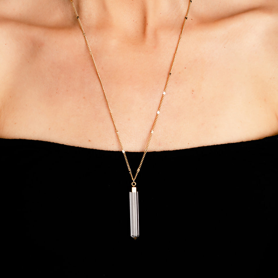 Crystal Point on Starlight Necklace