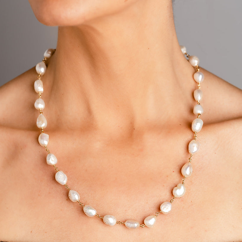 All Pearl Necklace
